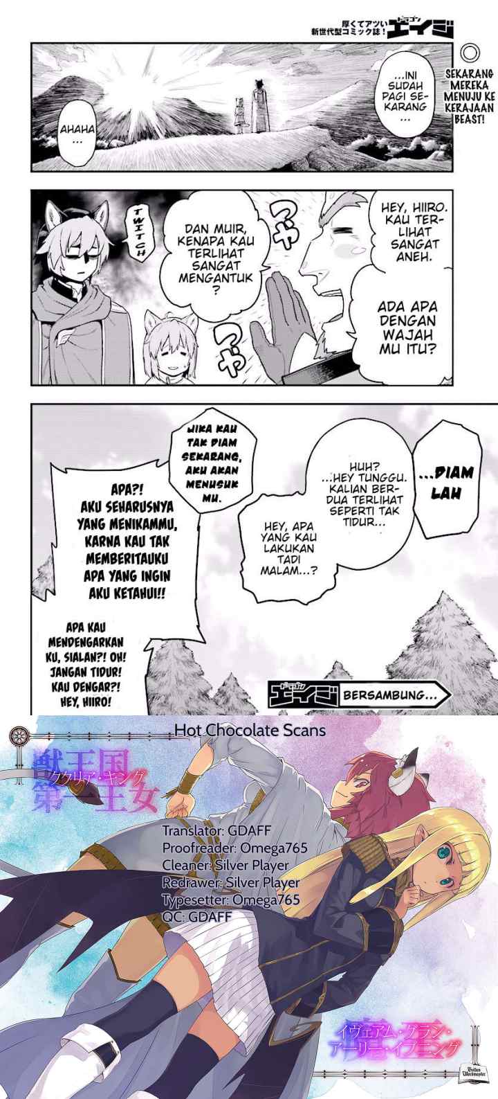 Konjiki no Moji Tsukai: Yuusha Yonin ni Makikomareta Unique Cheat chapter 26 halaman 19