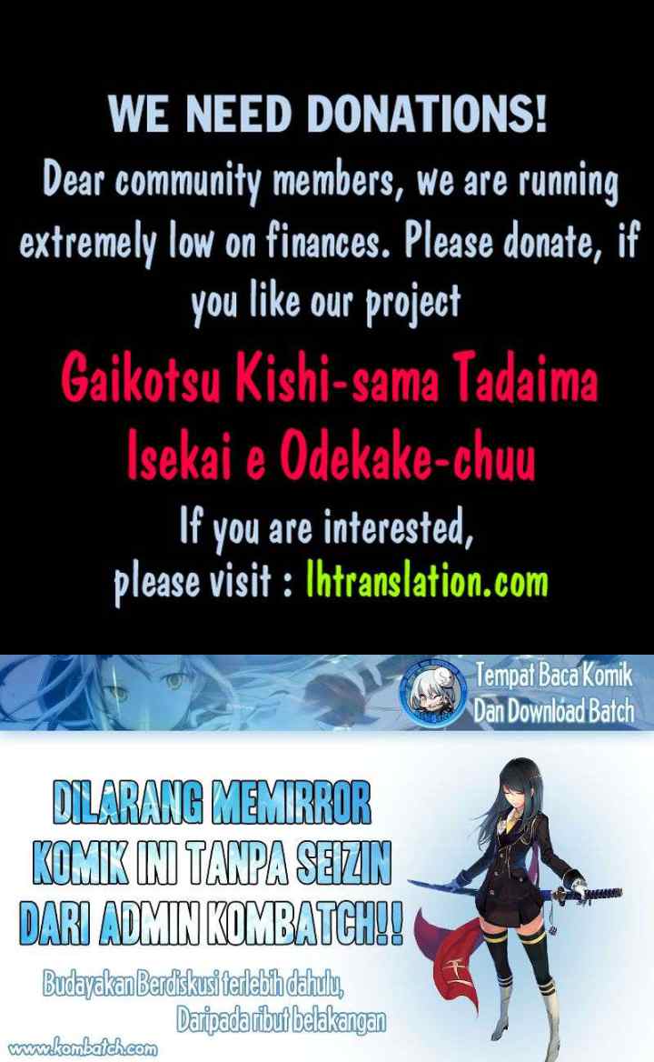 Gaikotsu Kishi-sama, Tadaima Isekai e Odekakechuu chapter 9 halaman 17