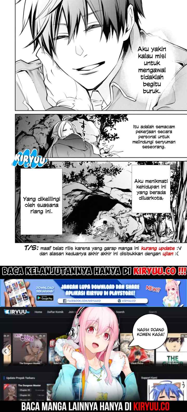 Saikyou no Madoshi. Hisa ni Ya wo Ukete Shimatta no de Inaka no Eihei ni Naru chapter 1.3 halaman 11