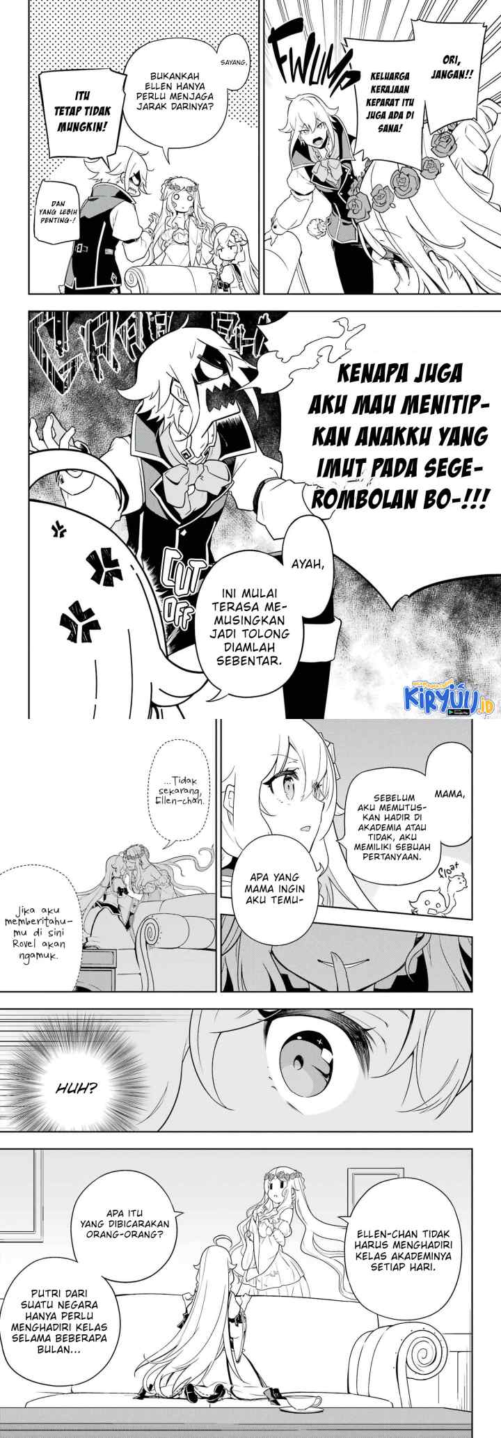 Chichi wa Eiyuu Haha wa Seirei Musume no Watashi wa Tenseisha chapter 40 halaman 7
