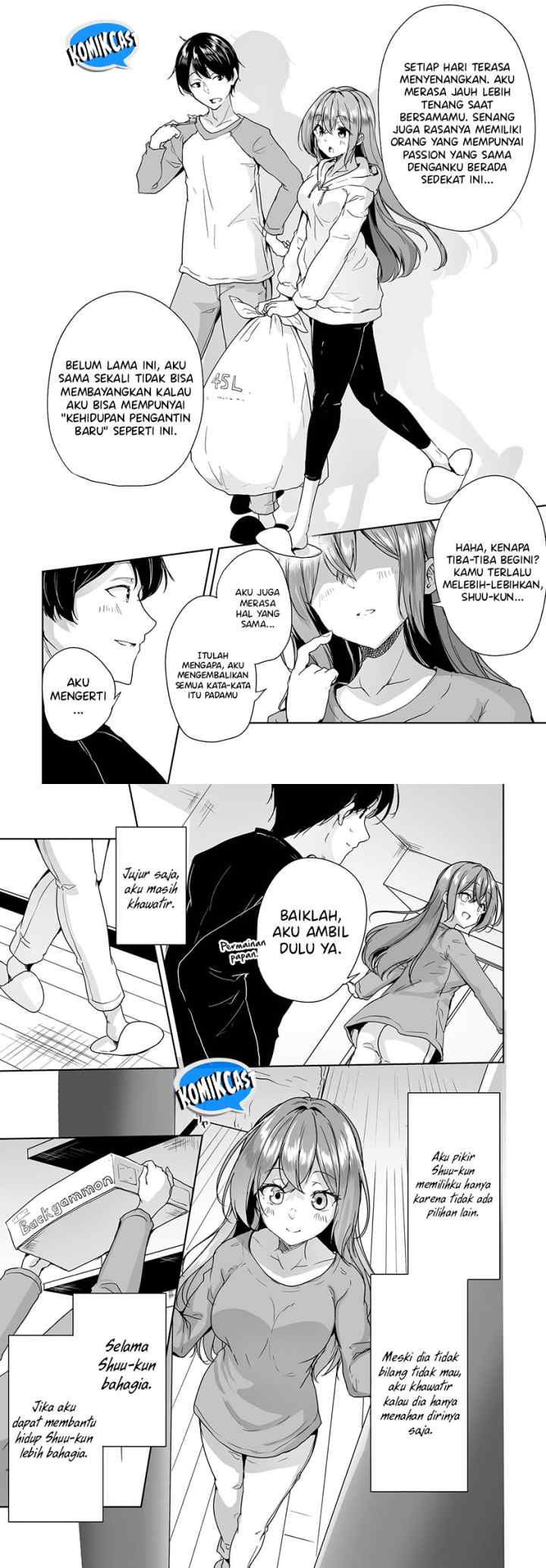 Danshi dato Omotteita Osananajimi to no Shinkon Seikatsu ga Umakuiki sugiru Kudan ni Tsuite chapter 6 halaman 13