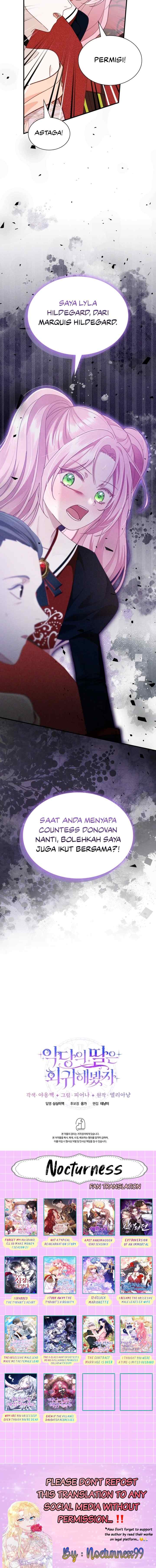 Even If The Villain's Daughter Regresses chapter 35 halaman 19