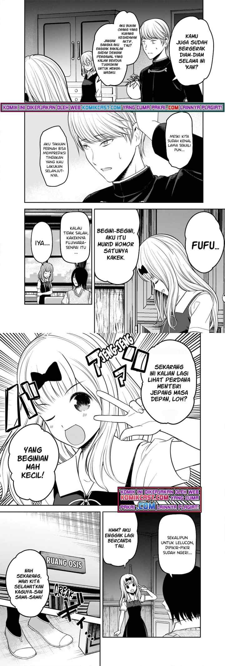 Kaguya-sama wa Kokurasetai: Tensai-tachi no Renai Zunousen chapter 250 halaman 9