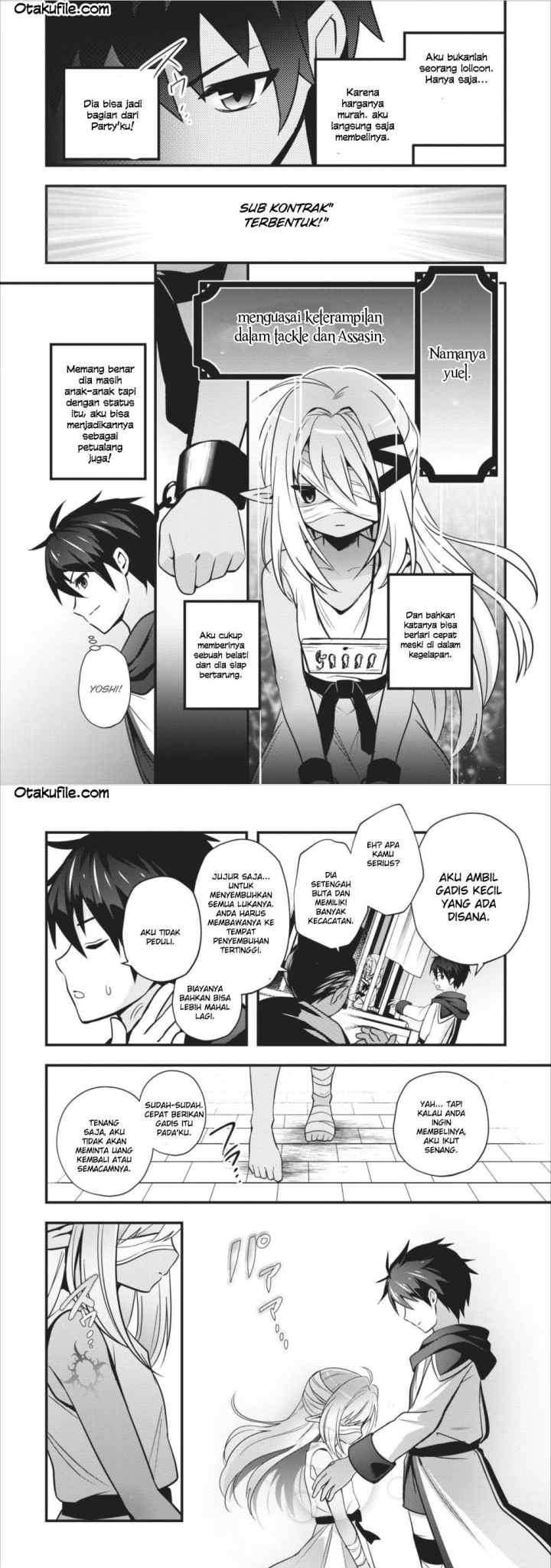 Isekai no Meikyuu Toshi de Chiyu Mahoutsukai Yattemasu chapter 1 halaman 12
