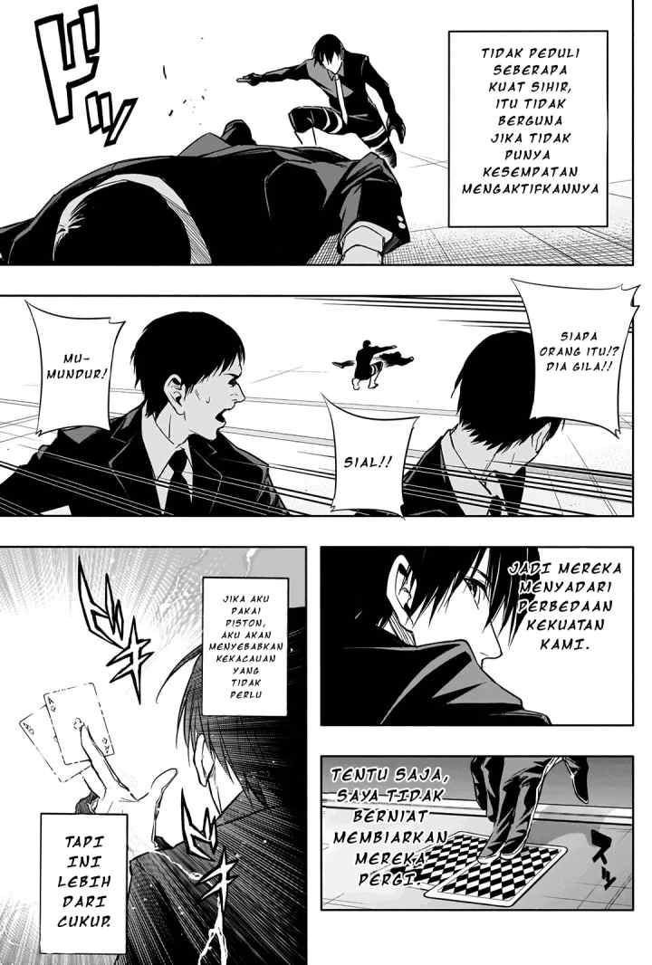 Ouritsu Mahou Gakuen no Saika Sei: Slum Agari no Saikyou Mahoushi, Kizoku darake no Gakuen de Musou suru chapter 14 halaman 16