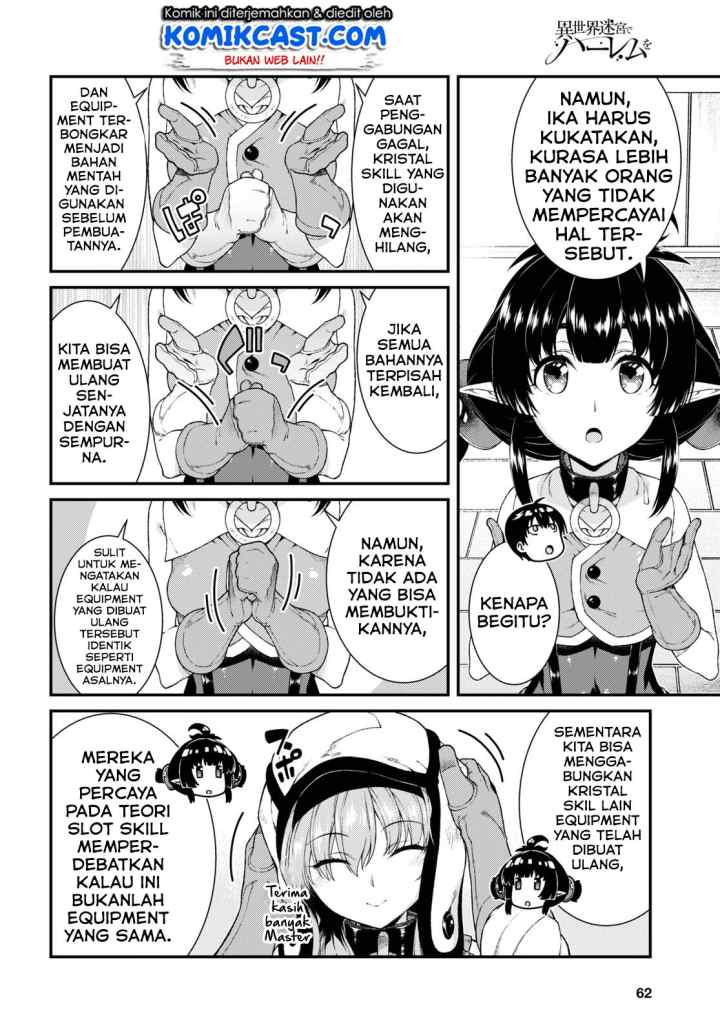 Isekai Meikyuu de Harem wo chapter 40 halaman 8