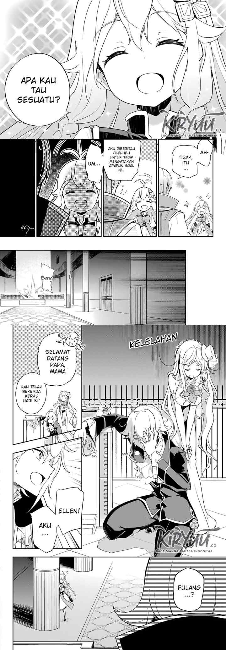 Chichi wa Eiyuu Haha wa Seirei Musume no Watashi wa Tenseisha chapter 14 halaman 5