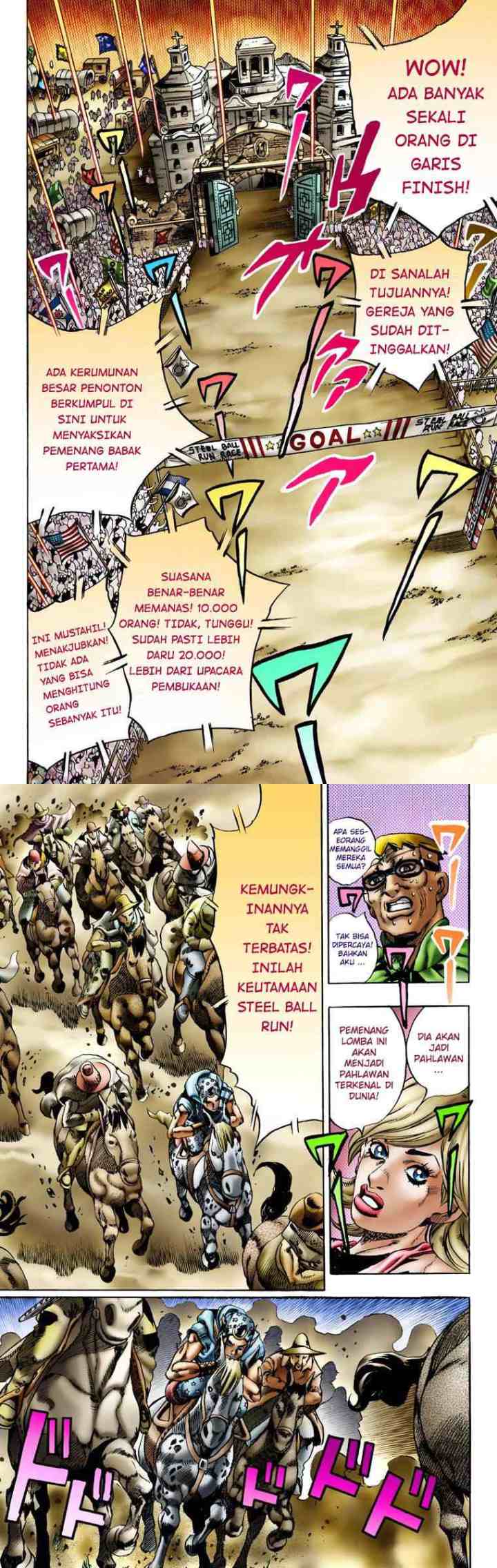 JoJo no Kimyou na Bouken - Steel Ball Run chapter 10 halaman 9