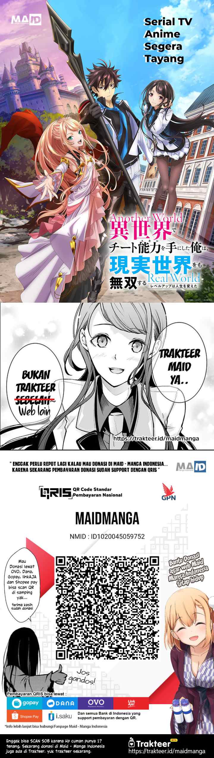 Isekai de Cheat Skill wo te ni Shita ore wa, Genjitsu Sekai wo mo Musou Suru ~Level Up wa Jinsei wo Kaeta~ chapter 19 halaman 16