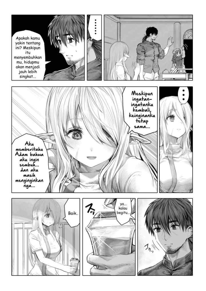 Boroboro no Elf-san o shiawaseni suru kusuri uri-san chapter 64 halaman 5