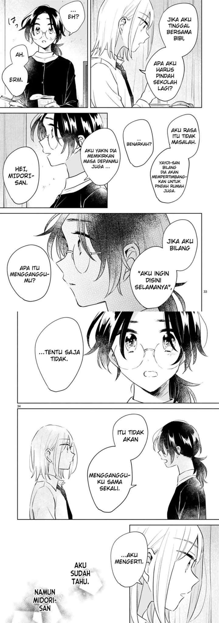 Haru to Midori chapter 13.2 halaman 8