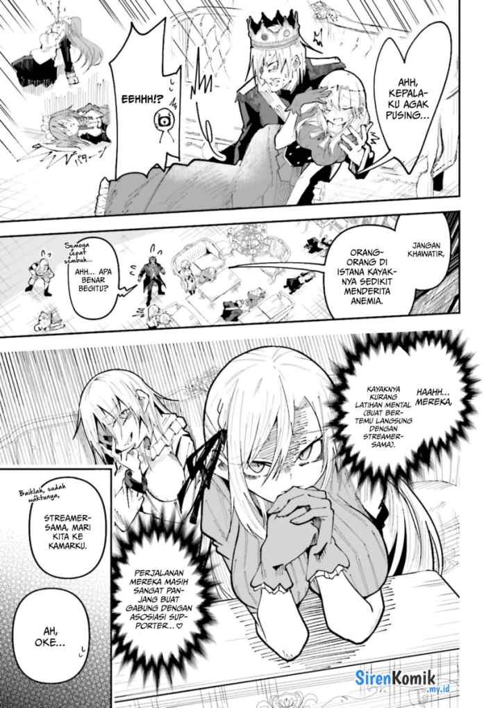 Isekai de Haishin Katsudou wo Shitara Tairyou no Yandere Shinja wo Umidashite Shimatta Ken chapter 27 halaman 8