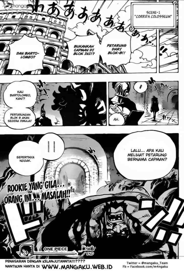 One Piece chapter 705 halaman 11