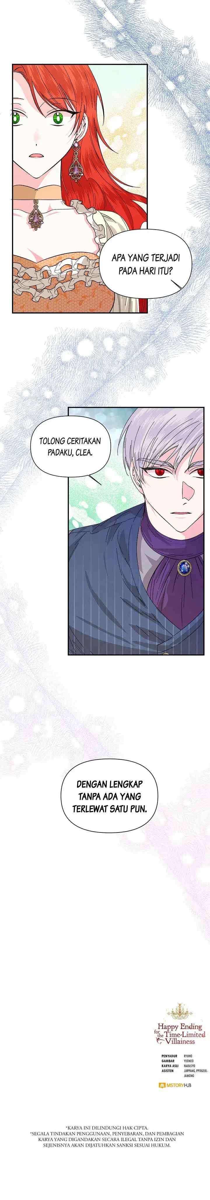 Happy Ending for the Time-Limited Villainess chapter 67 halaman 19