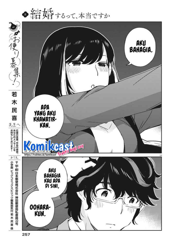 Kekkon Surutte, Hontou desu ka? chapter 57 halaman 18