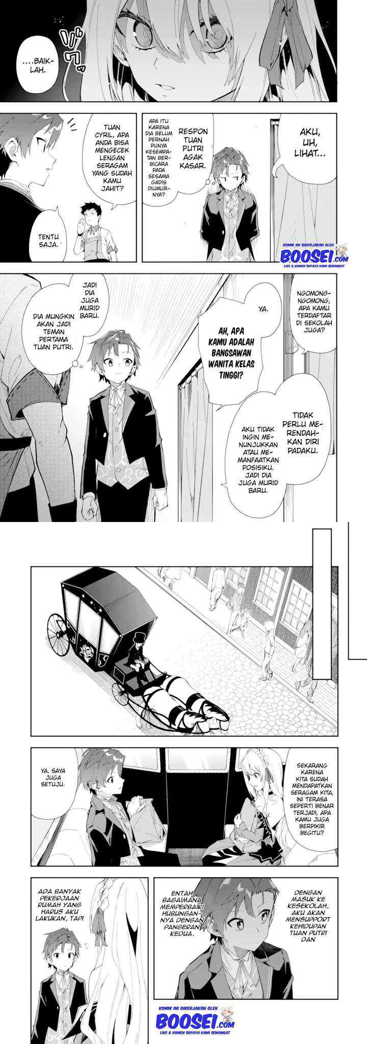 Akuyaku Reijou no Shitsuji-sama Hametsu Flag wa Ore ga Tsubusasete Itadakimasu chapter 4 halaman 9