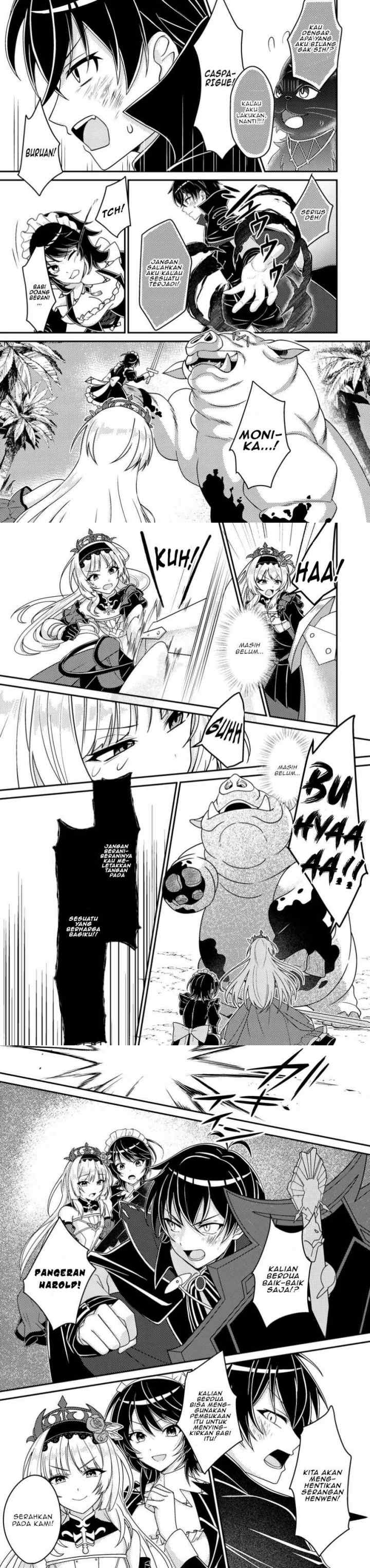 Munou no Akudou Ouji wa Ikinokoritai ~Ren'ai RPG no Akuyaku Mob ni Tensei Shita kedo, Gensaku Mushi shite Saikyou o Mezasu~ chapter 4 halaman 15