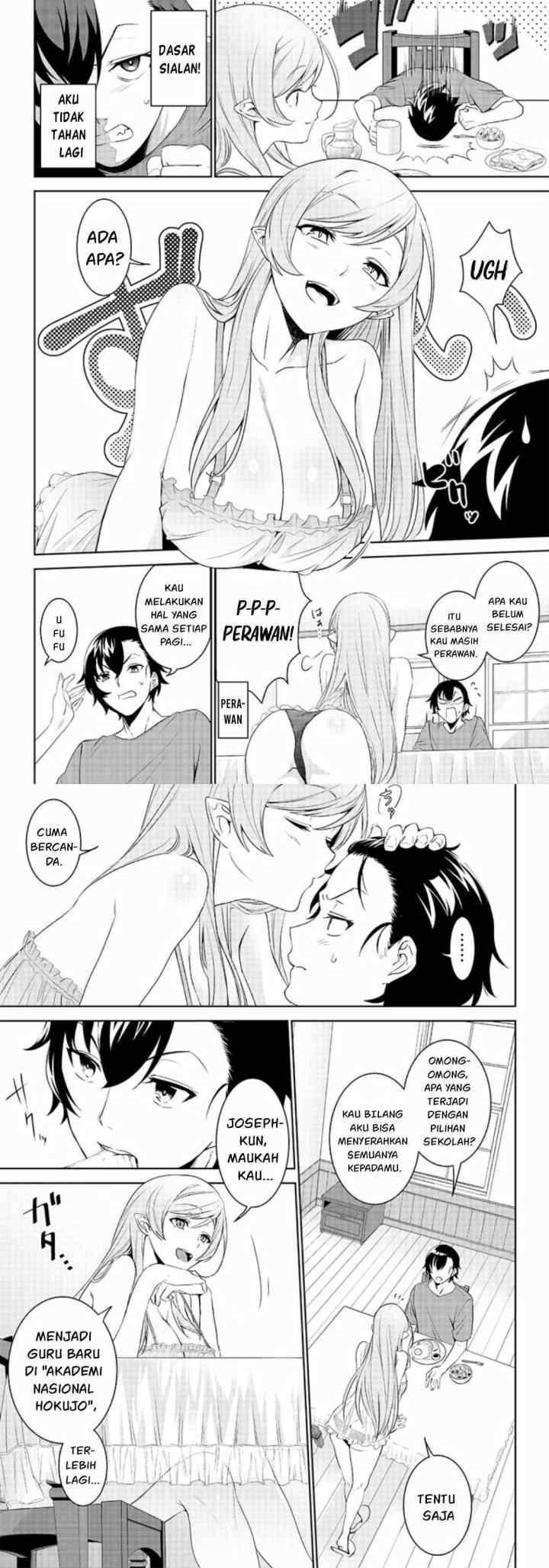 Matei Kyoushi to Juuzoku Shoujo no Haitoku Keiyaku chapter 1.1 halaman 4