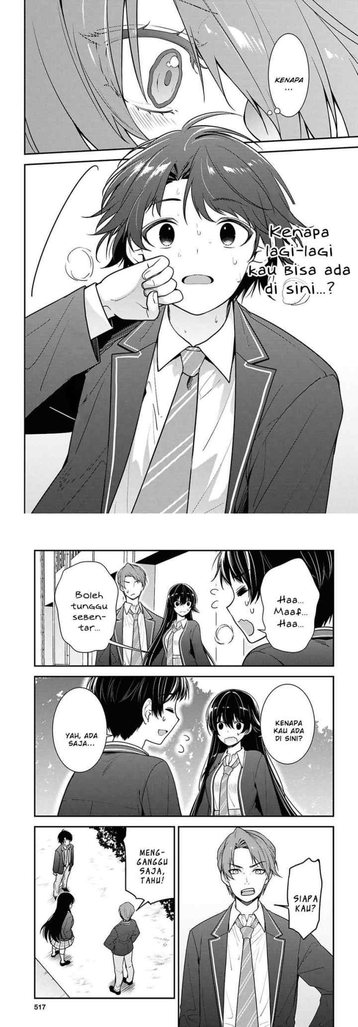 Tonari no Seki no Yankee Shimizu-san ga Kami o Kuroku Sometekita chapter 9 halaman 9