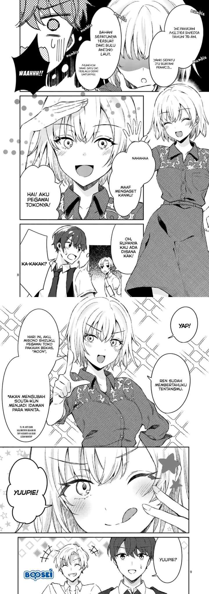 Shiotaiou no Sato-san ga Ore ni dake Amai chapter 8 halaman 5