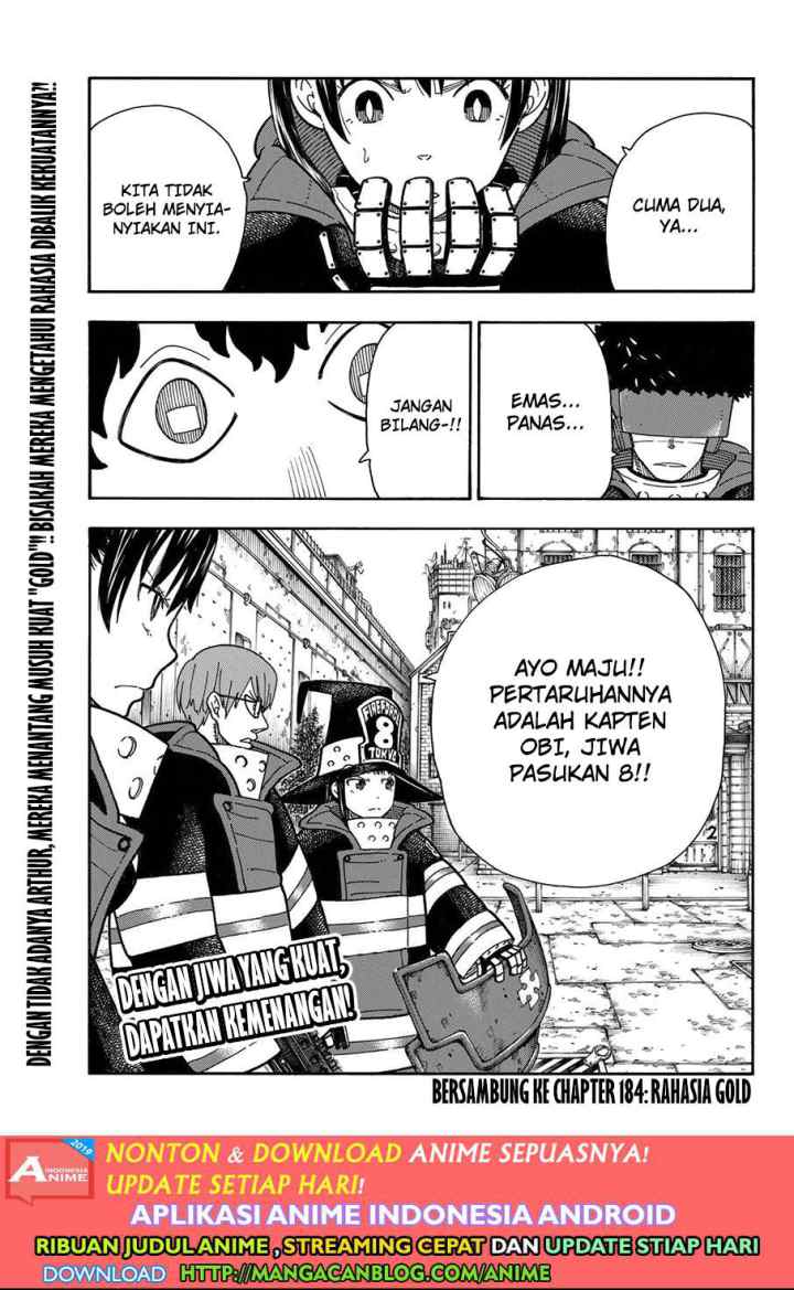 Enen no Shouboutai chapter 183 halaman 19