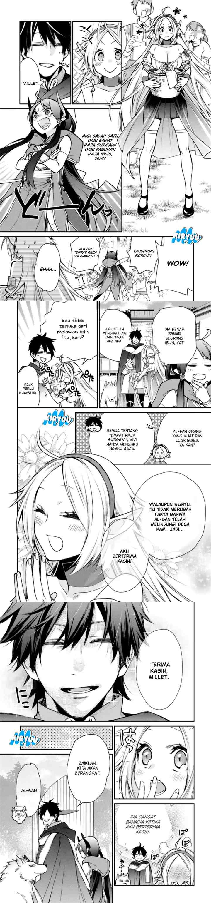 Saikyou no Madoshi. Hisa ni Ya wo Ukete Shimatta no de Inaka no Eihei ni Naru chapter 4 halaman 10