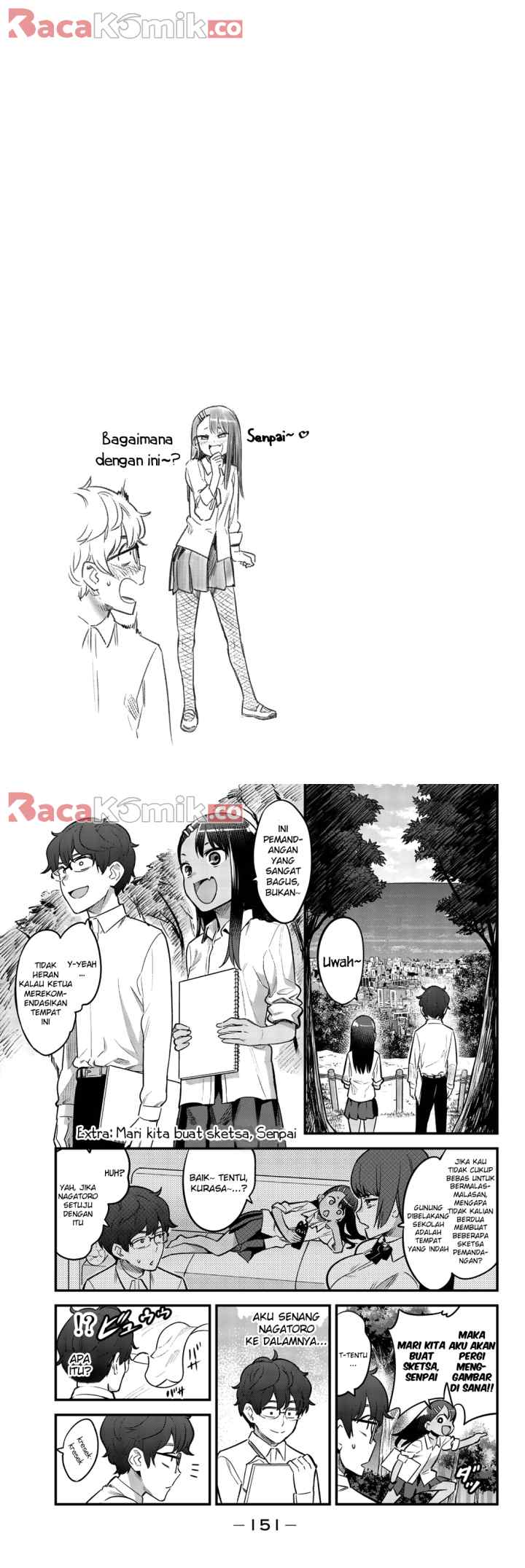 Ijiranaide, Nagatoro-san chapter 53.5 halaman 6