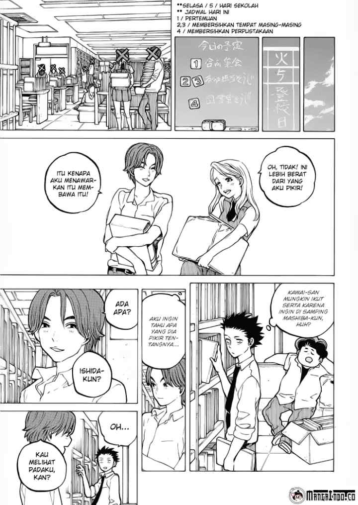Koe no Katachi chapter 37 halaman 8