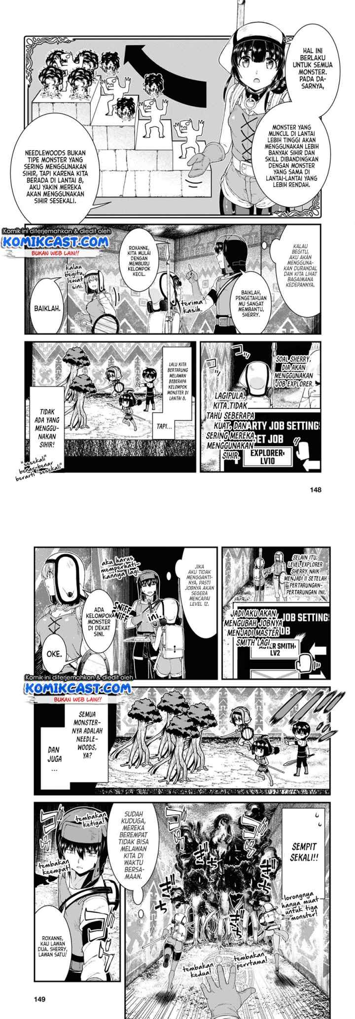 Isekai Meikyuu de Harem wo chapter 55 halaman 10