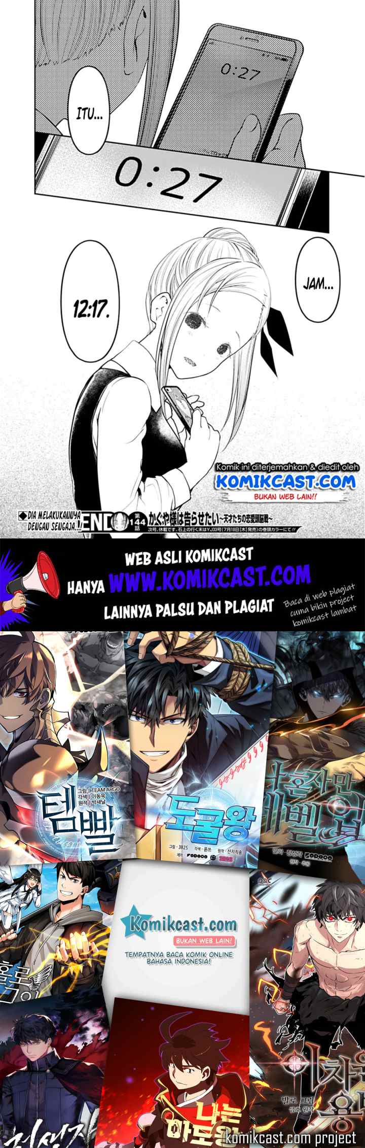 Kaguya-sama wa Kokurasetai: Tensai-tachi no Renai Zunousen chapter 154 halaman 10
