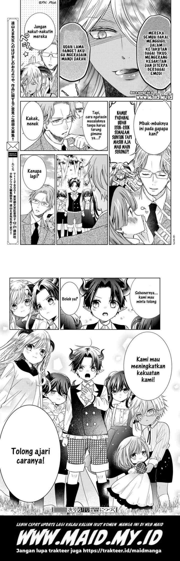 Isekai de Saikyo Mao no Kodomotachi no Mama ni Natchaimashita chapter 27.1 halaman 10
