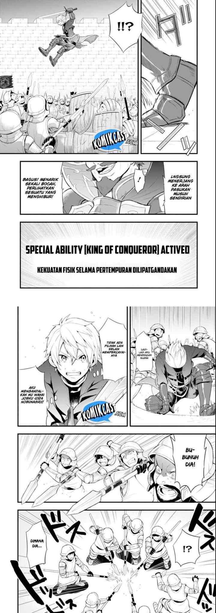 Oda Nobunaga to Iu Nazo no Shokugyo ga Mahou Kenshi yori Cheat Dattanode, Oukoku wo Tsukuru Koto ni chapter 2 halaman 9