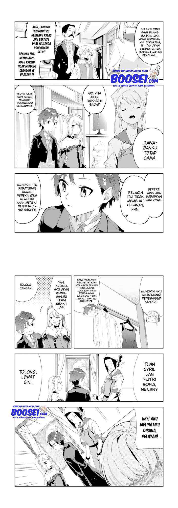 Akuyaku Reijou no Shitsuji-sama Hametsu Flag wa Ore ga Tsubusasete Itadakimasu chapter 4 halaman 4