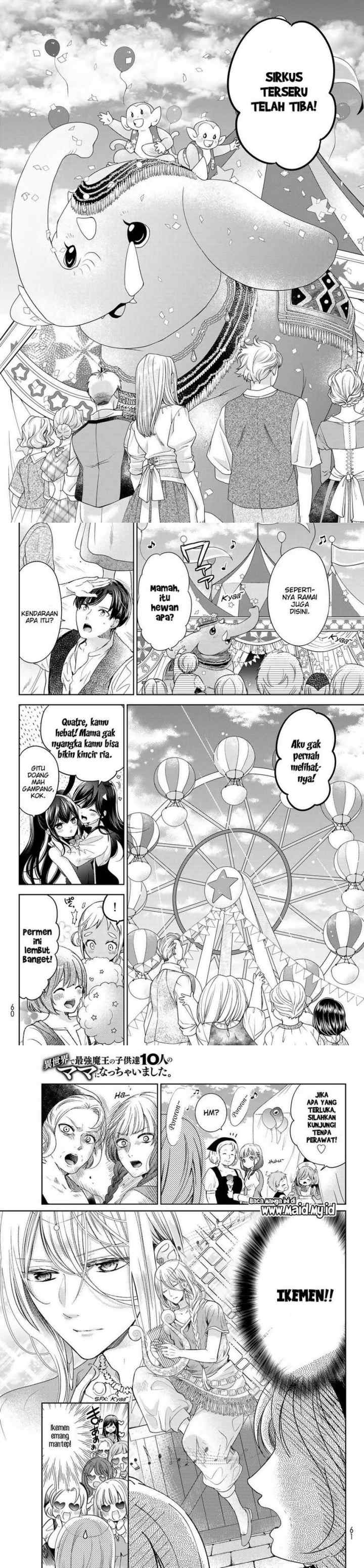 Isekai de Saikyo Mao no Kodomotachi no Mama ni Natchaimashita chapter 30 halaman 7