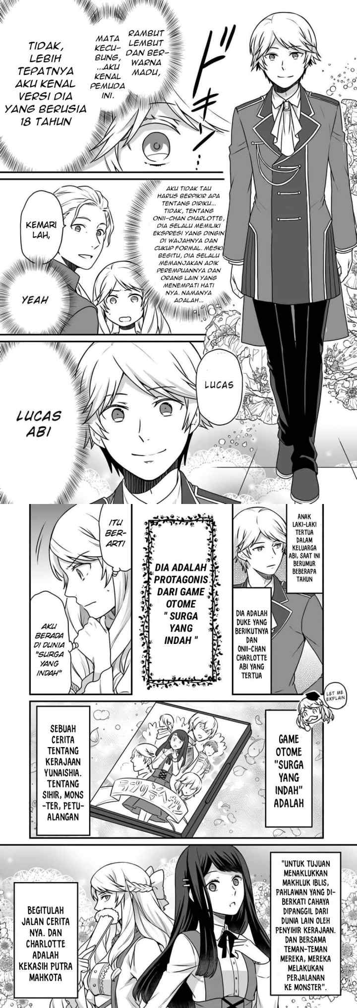 As a Result of Breaking an Otome Game, the Villainess Young Lady Becomes a Cheat! chapter 1 halaman 5