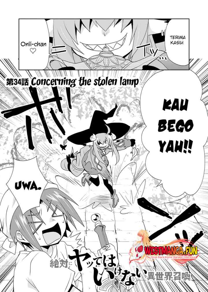 Zettai ni Yatte wa Ikenai Isekai Shoukan chapter 34 halaman 4