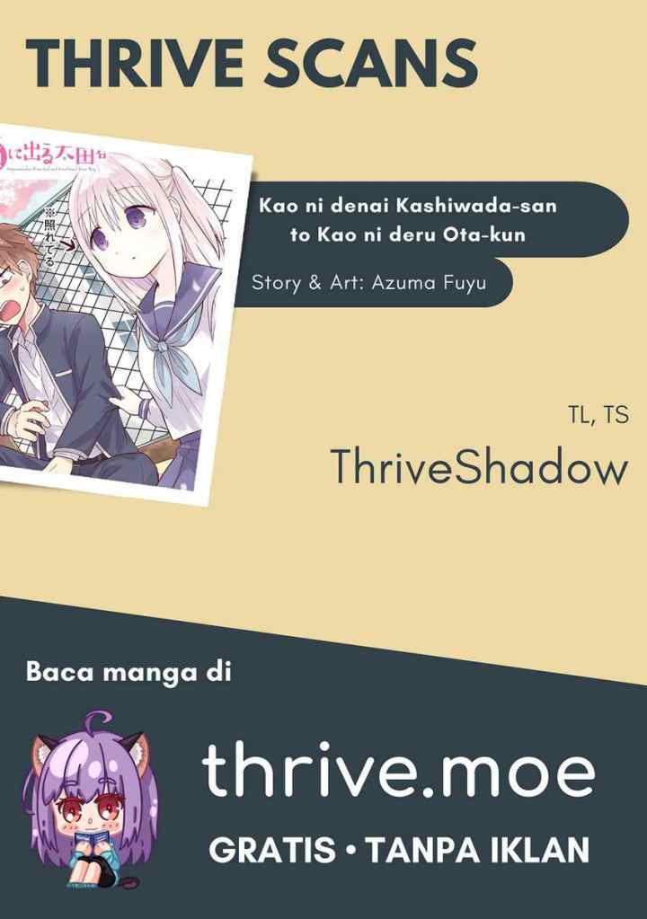 Kao ni denai Kashiwada-san to Kao ni deru Ota-kun chapter 25 halaman 20