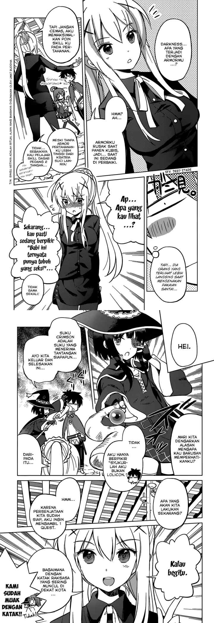 Kono Subarashii Sekai ni Shukufuku o! chapter 3 halaman 4