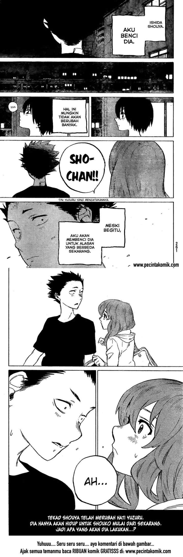 Koe no Katachi chapter 14 halaman 13