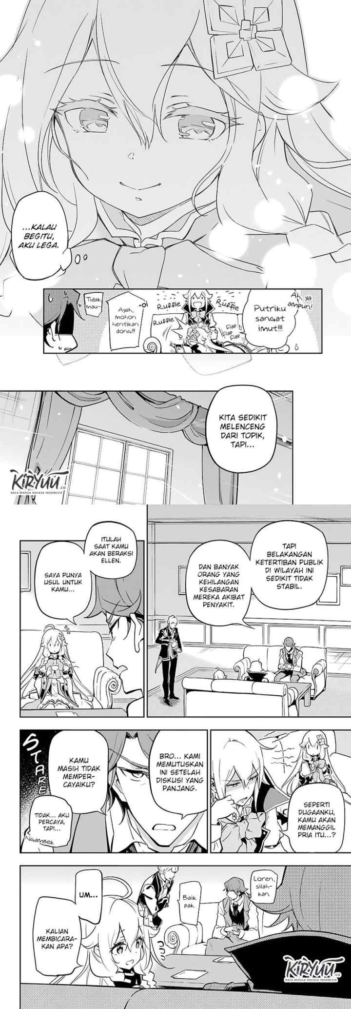 Chichi wa Eiyuu Haha wa Seirei Musume no Watashi wa Tenseisha chapter 25 halaman 8