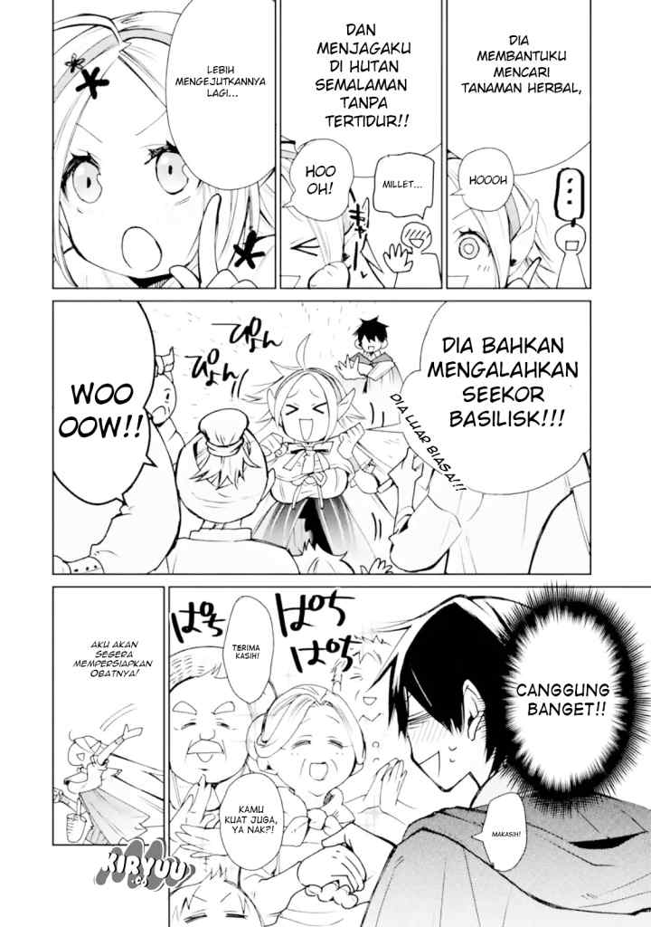 Saikyou no Madoshi. Hisa ni Ya wo Ukete Shimatta no de Inaka no Eihei ni Naru chapter 2.1 halaman 7