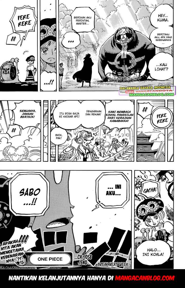 One Piece chapter 1058 halaman 16