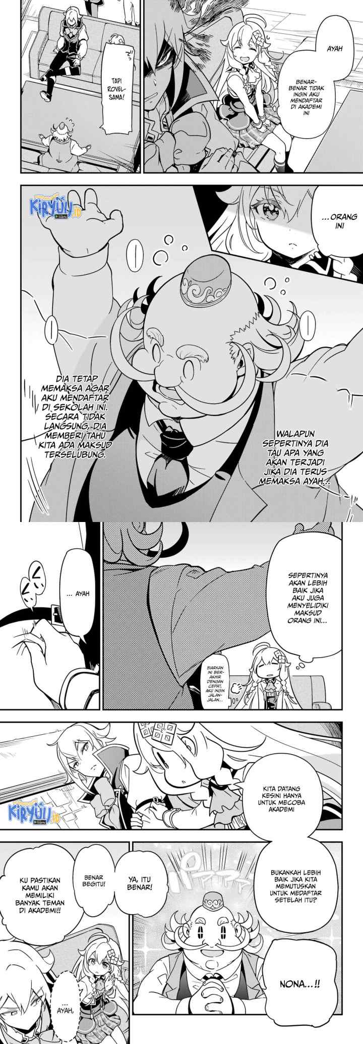 Chichi wa Eiyuu Haha wa Seirei Musume no Watashi wa Tenseisha chapter 41 halaman 12
