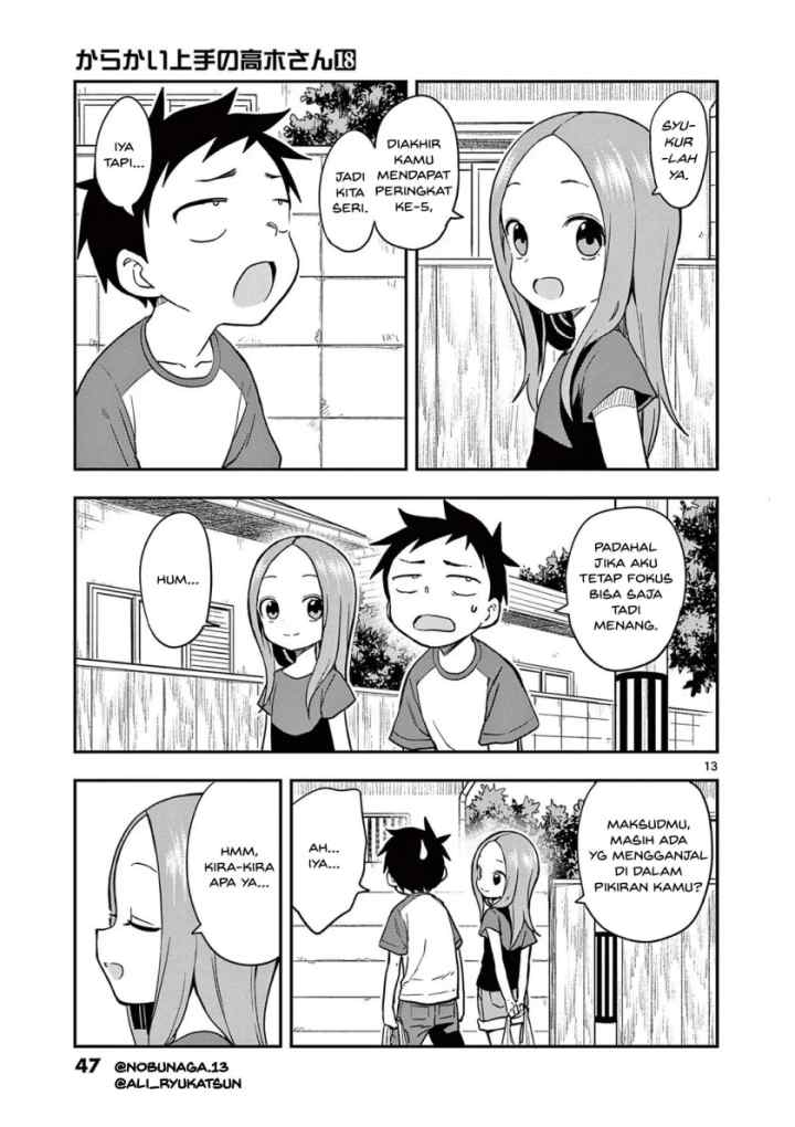 Karakai Jouzu no Takagi-san chapter 154 halaman 14