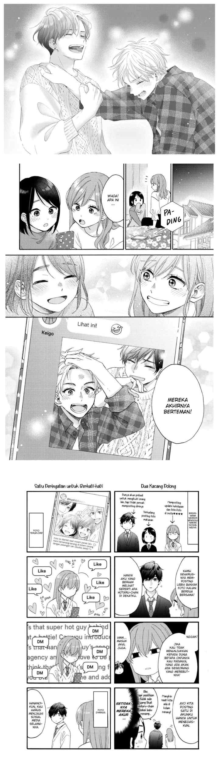 Hananoi-kun to Koi no Yamai chapter 47 halaman 14