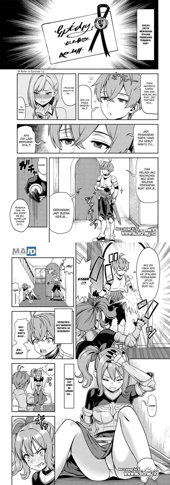 Toshiue Elite Onna Kishi Ga Boku No Mae De Dake Kawaii chapter 3.1 halaman 4
