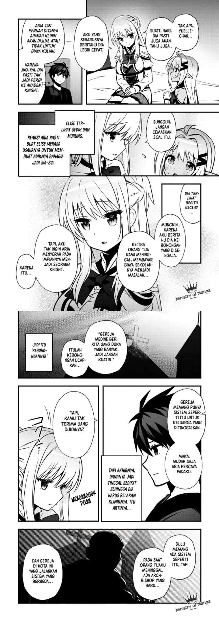 Isekai no Meikyuu Toshi de Chiyu Mahoutsukai Yattemasu chapter 14 halaman 11