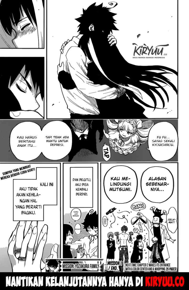 Mission: Yozakura Family chapter 1 halaman 19