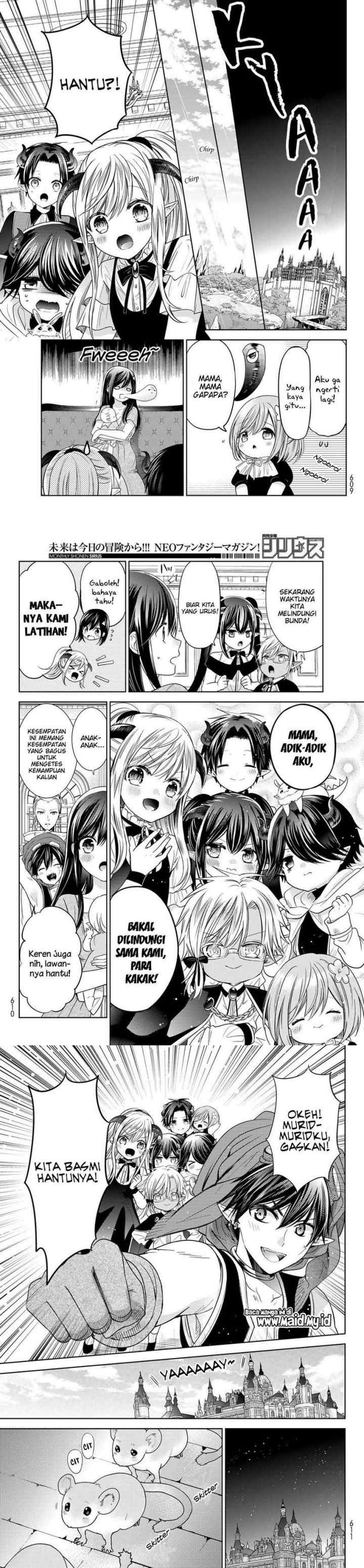 Isekai de Saikyo Mao no Kodomotachi no Mama ni Natchaimashita chapter 28 halaman 9