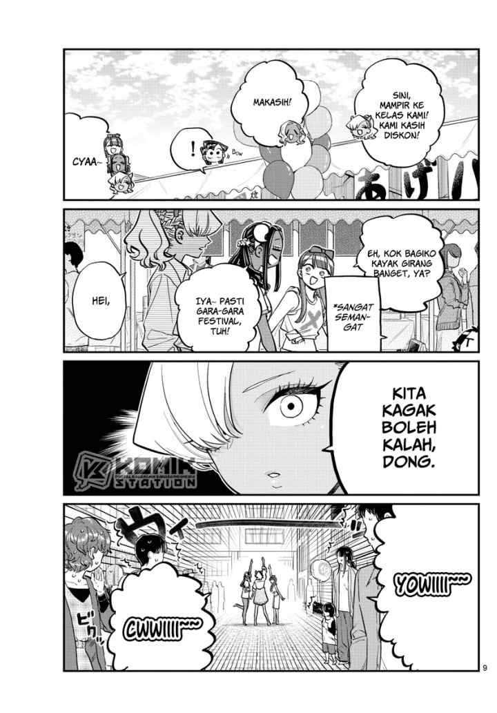Komi-san wa Komyushou Desu chapter 225 halaman 10